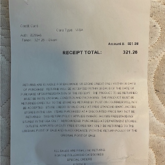 The Marc Jacobs Snapshot CrossBag. White & Gold Color . - Picture 3 of 10